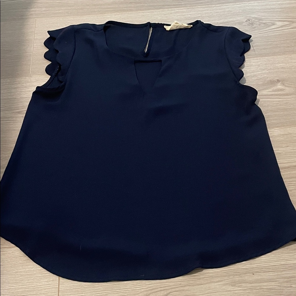 Navy Blue Women's Top